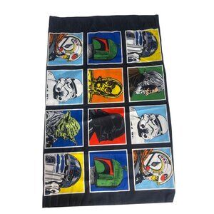 Star Wars Characters Pillow Case Black
